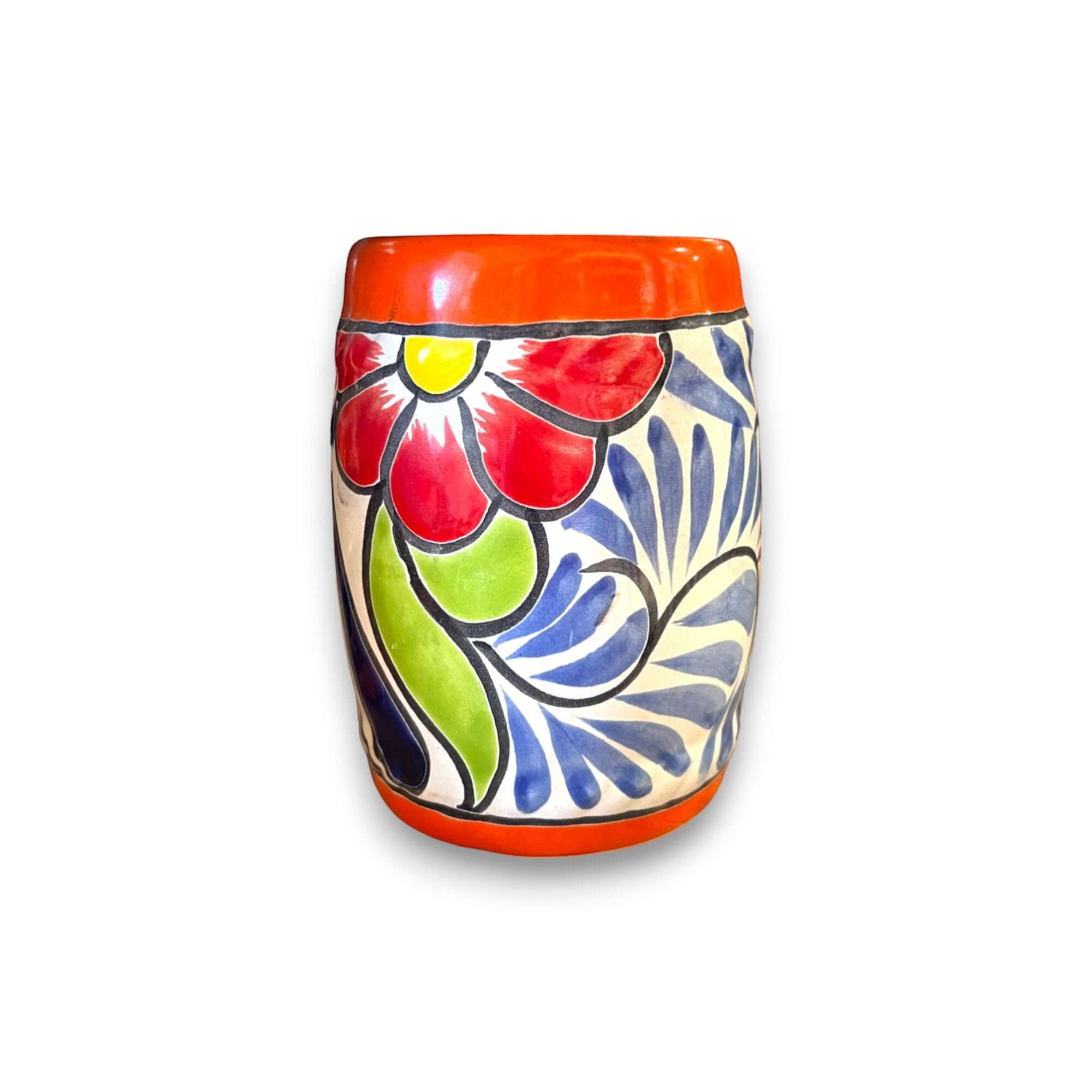Colorful Handmade Mexican Coffee Mug | Talavera Ceramic Art