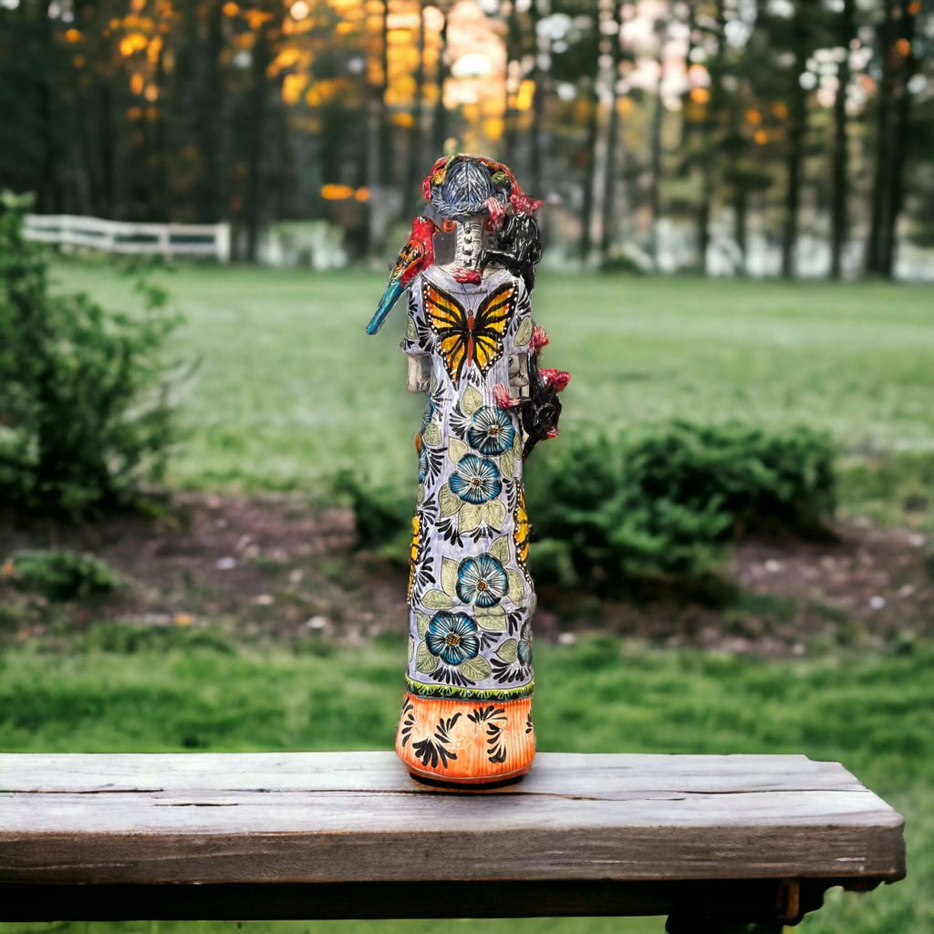 Talavera Skeleton Bride & Groom Set | Day of the Dead Pottery