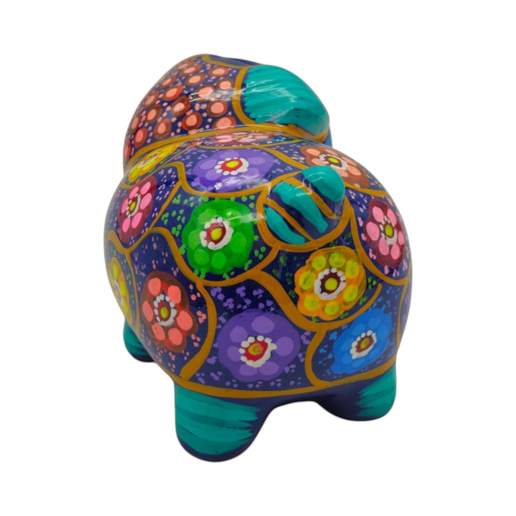 Handmade Guerrero Piggy Bank | Mexican Ceramic Coin Bank