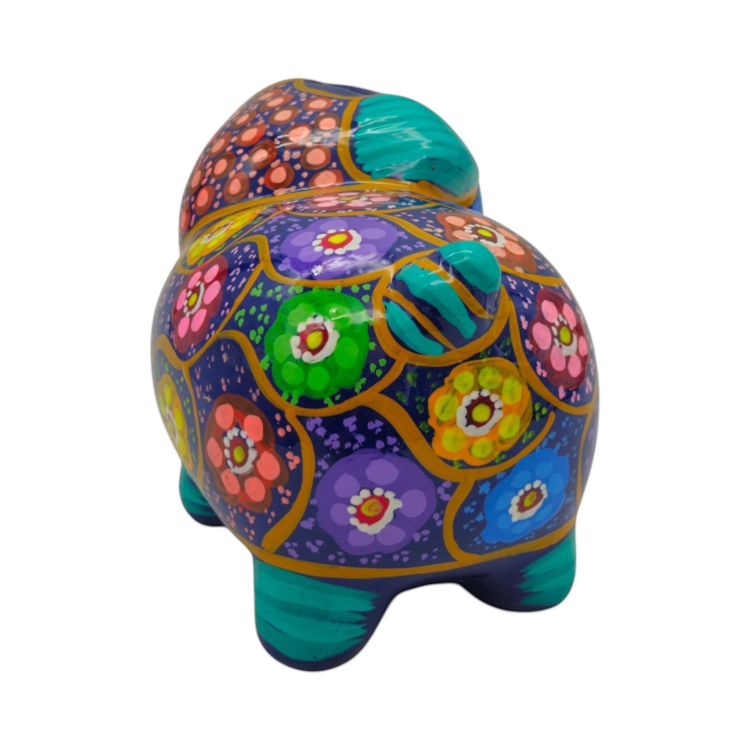 Handmade Guerrero Piggy Bank | Mexican Ceramic Coin Bank