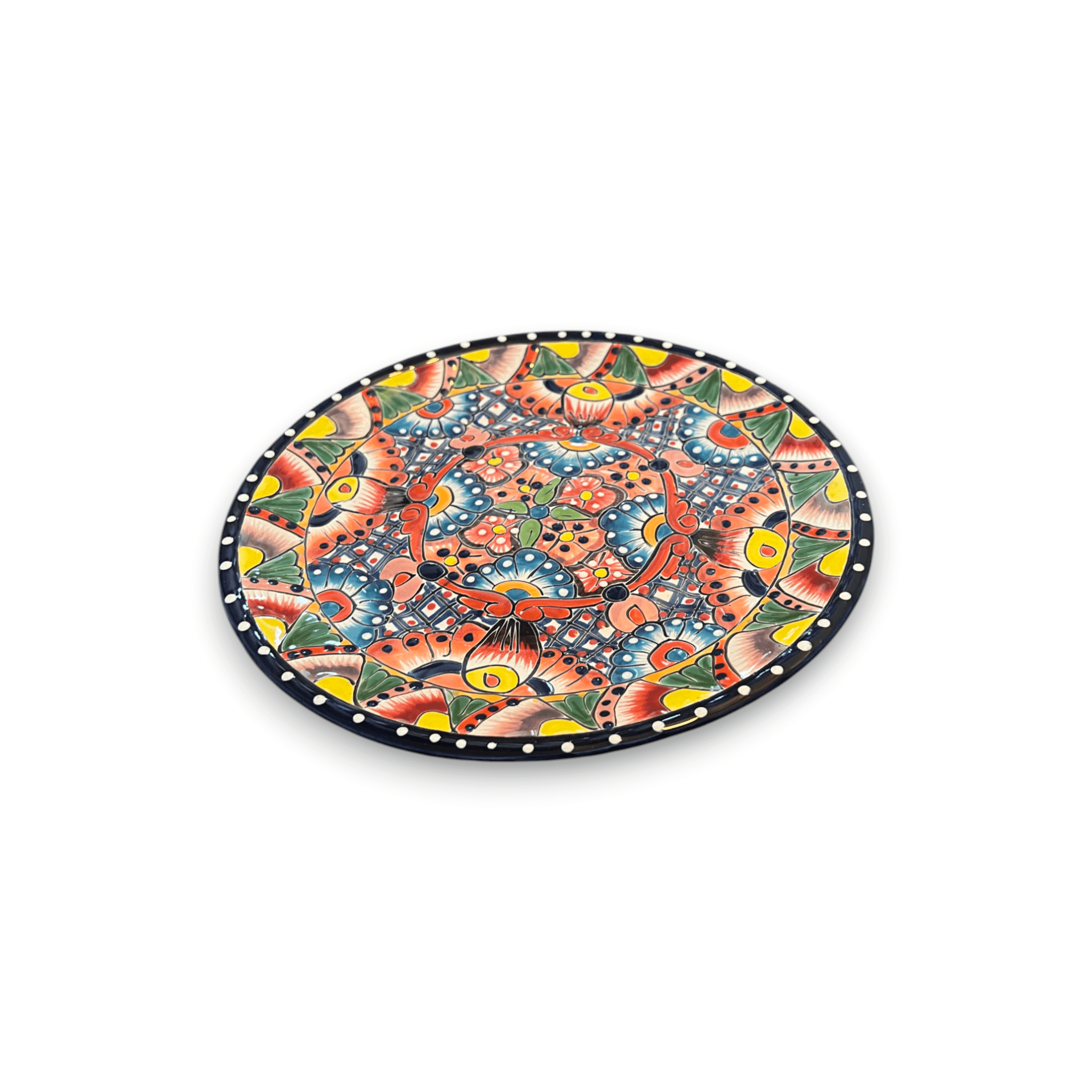 30-Piece Talavera Dinnerware Set | Colorful Tableware for 6
