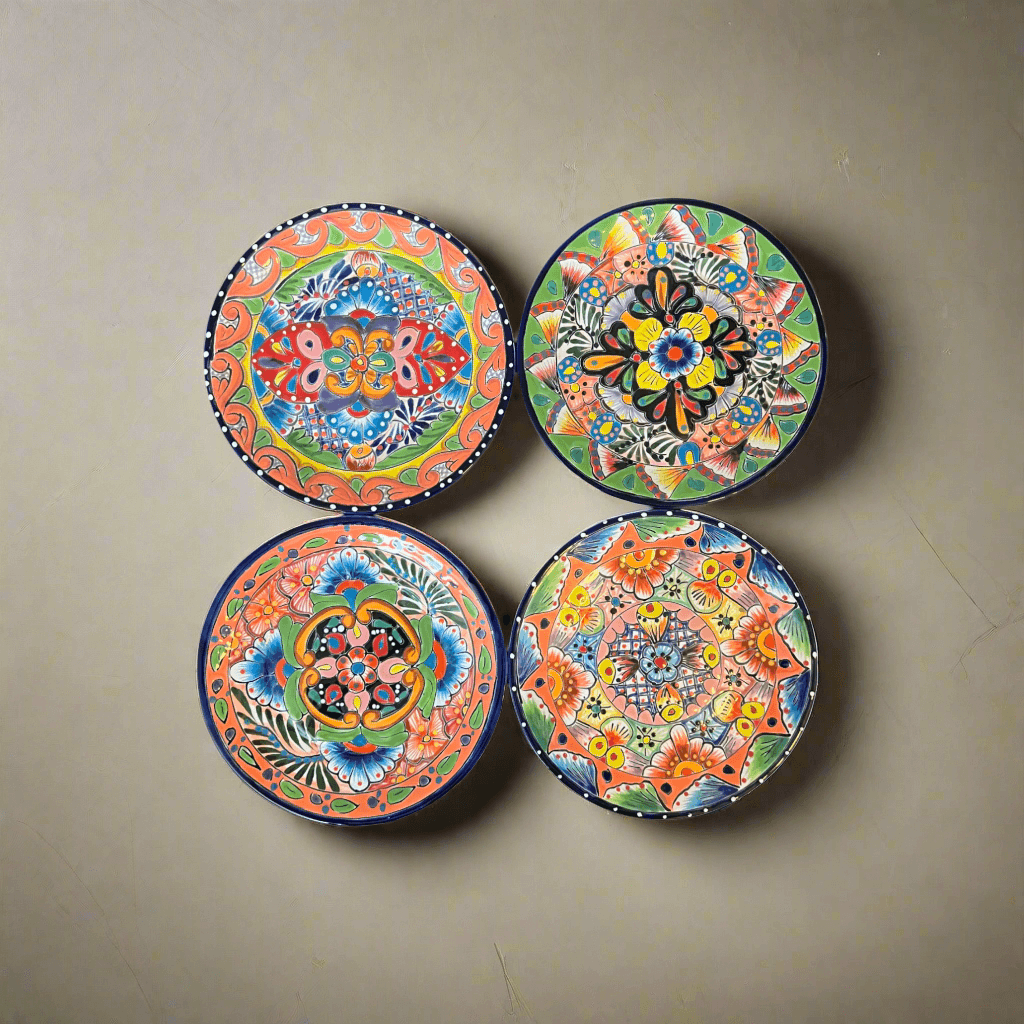 Handmade Talavera 32-Piece Dinnerware Set | Mexican Pottery for 8