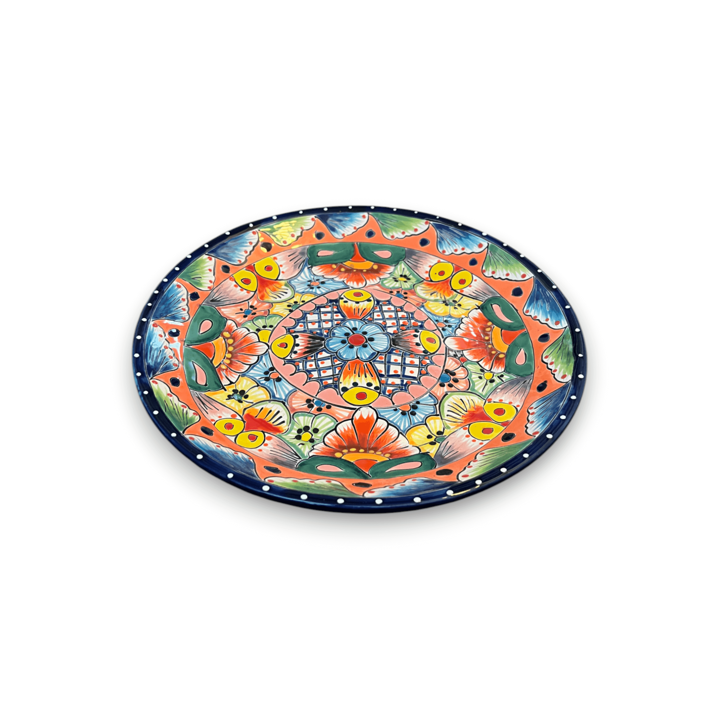 40-Piece Talavera Dinnerware Set | Colorful Tableware for 8