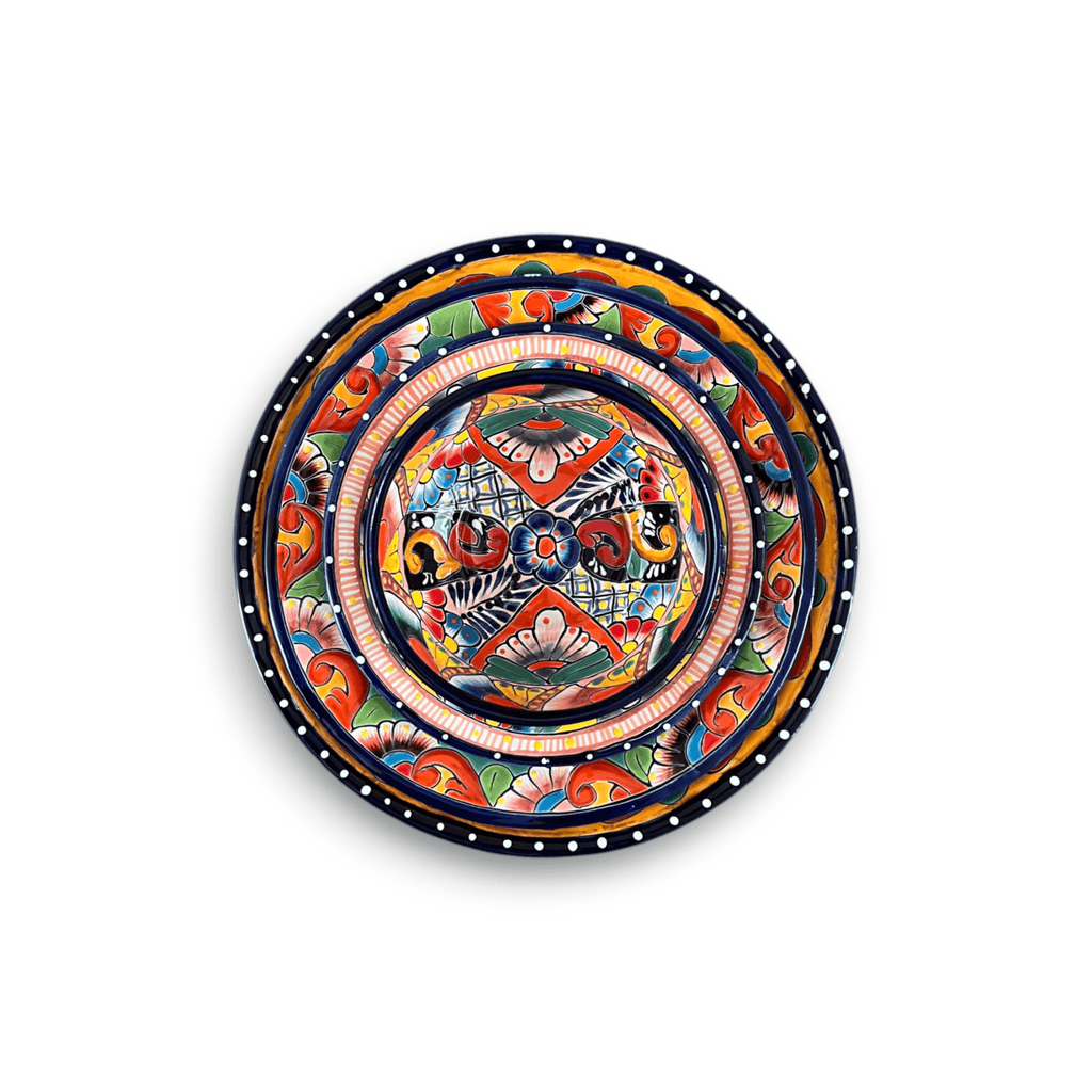 30-Piece Talavera Dinnerware Set | Colorful Tableware for 6
