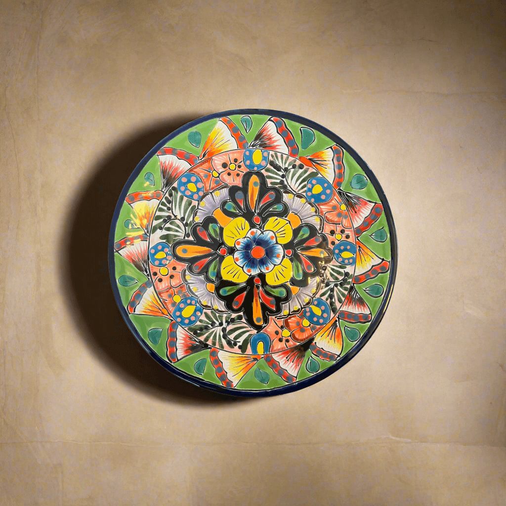 30-Piece Talavera Dinnerware Set | Colorful Tableware for 6