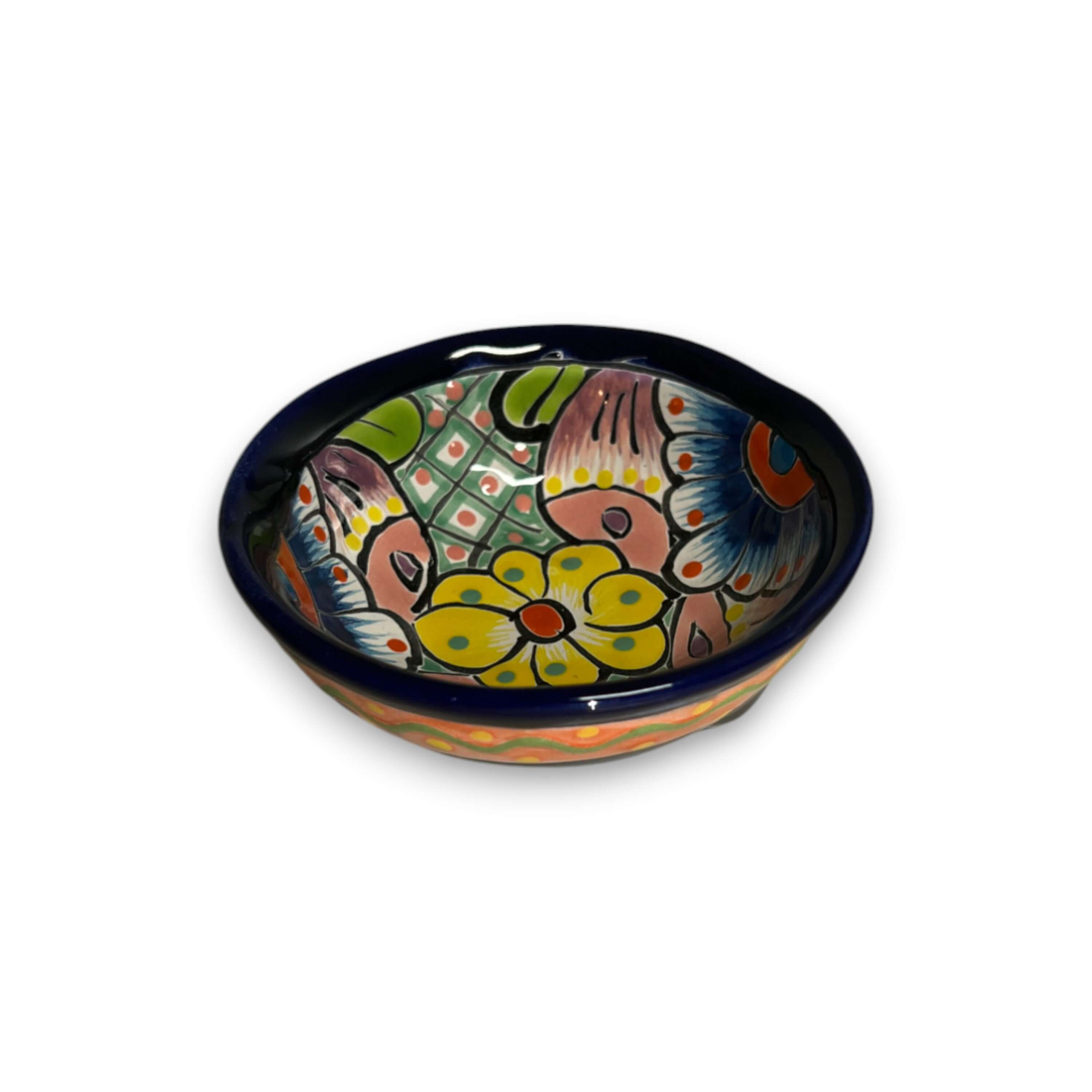 Small Talavera Salsa Bowl | Handmade Mexican Sauce Dish