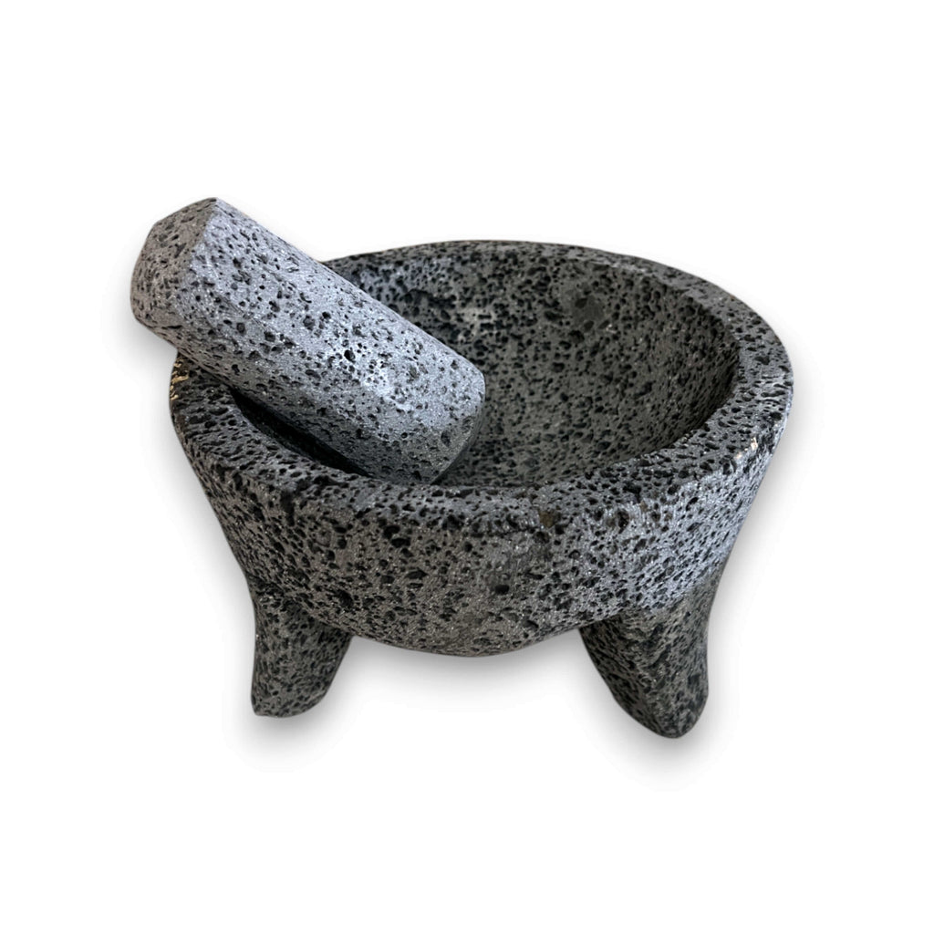 Volcanic Stone Molcajete | Handmade Mexican Mortar & Pestle