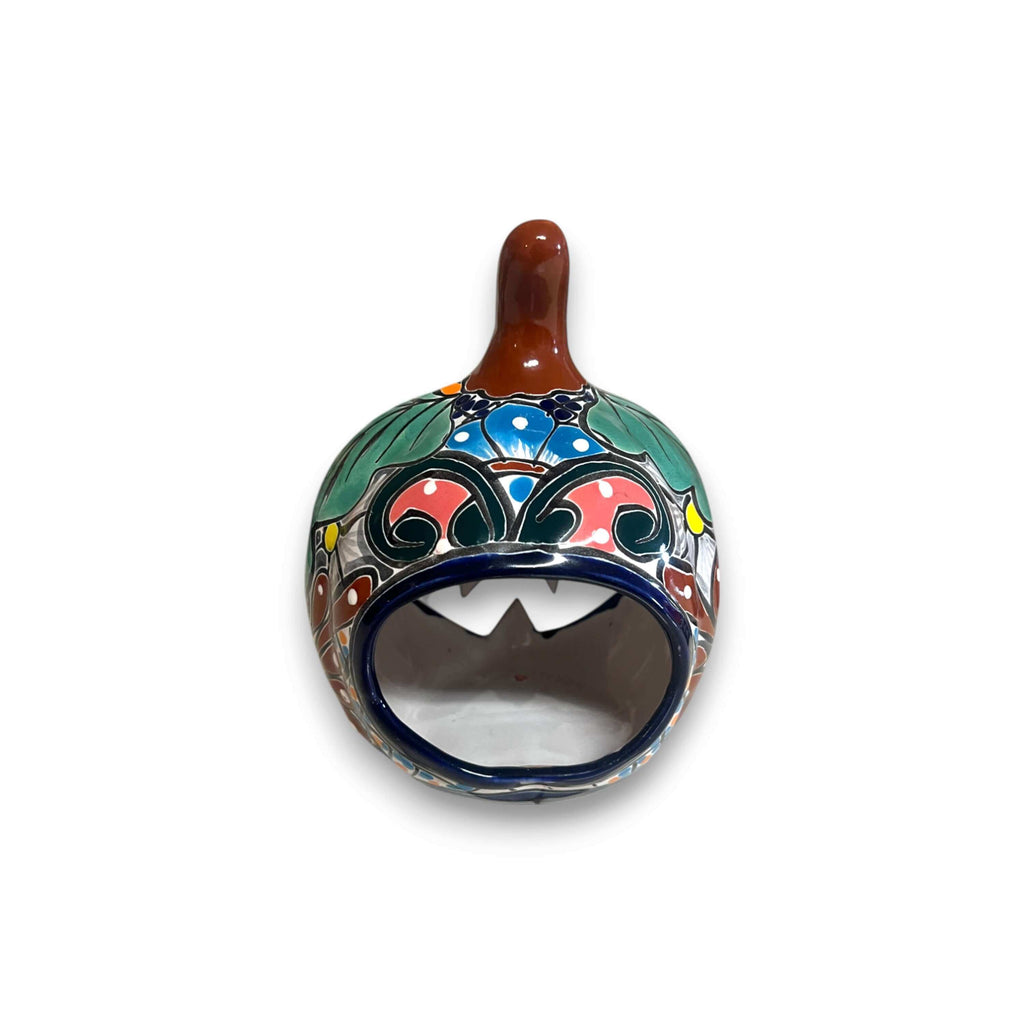 Talavera Jack-O'-Lantern | Colorful Mexican Pumpkin Decor