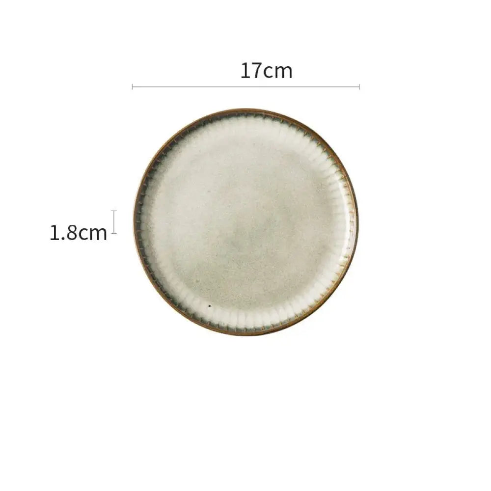 Nordic Ceramic Dinnerware Set with Glazed Minimalist Bowls