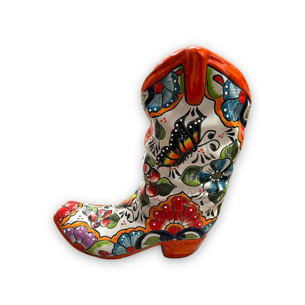 Colorful Boot Planter | Handmade Talavera Pot