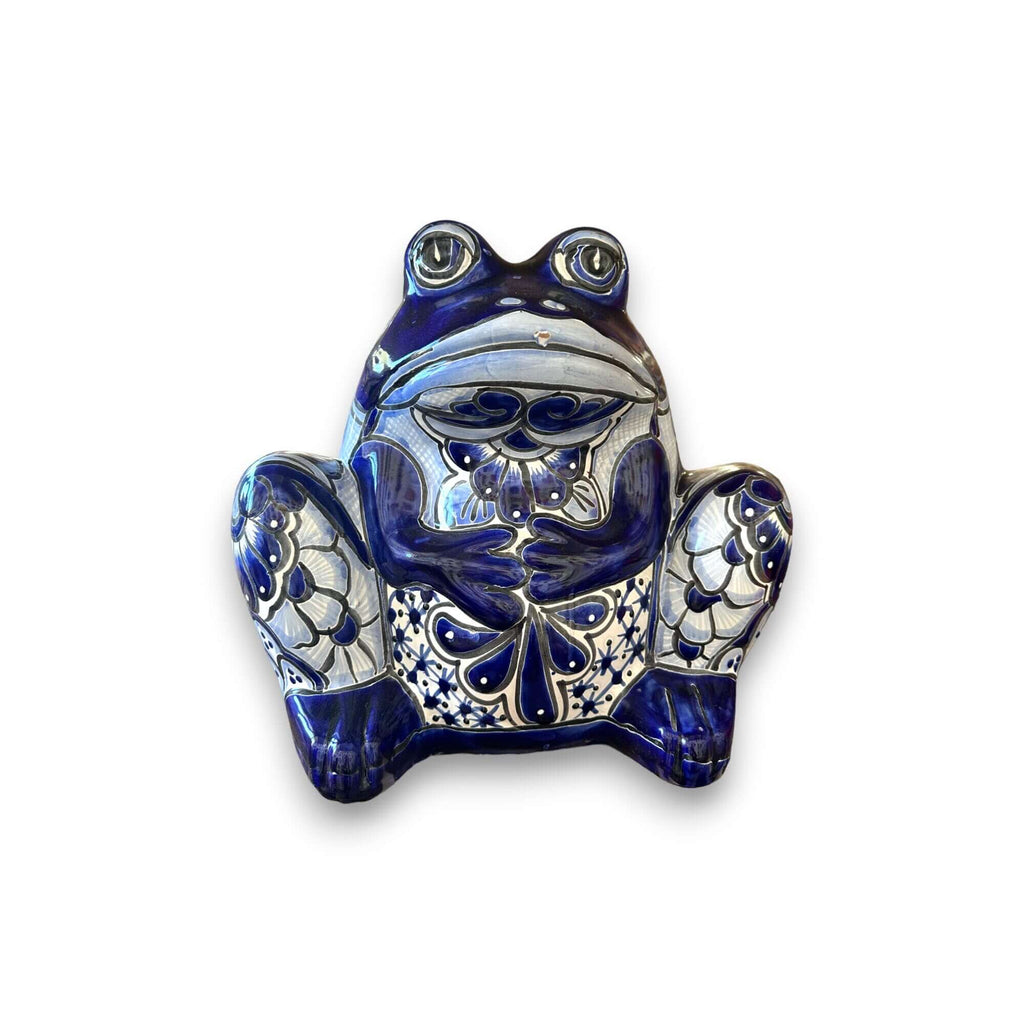 Talavera Frog Planter | Colorful Handmade Mexican Pottery
