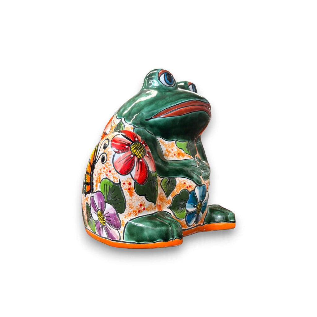 Talavera Frog Planter | Colorful Handmade Mexican Pottery