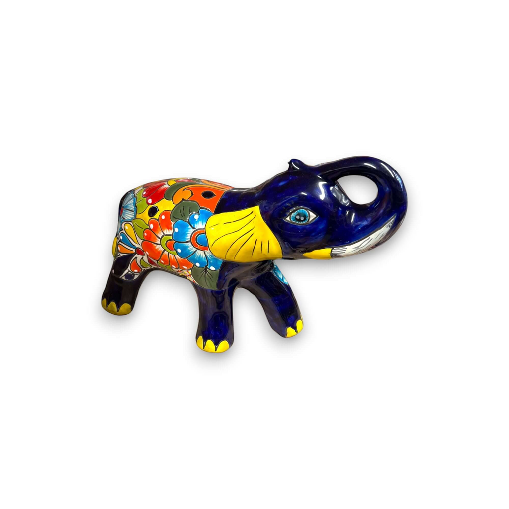Medium Talavera Elephant Coin Bank | Handmade Piggy Bank
