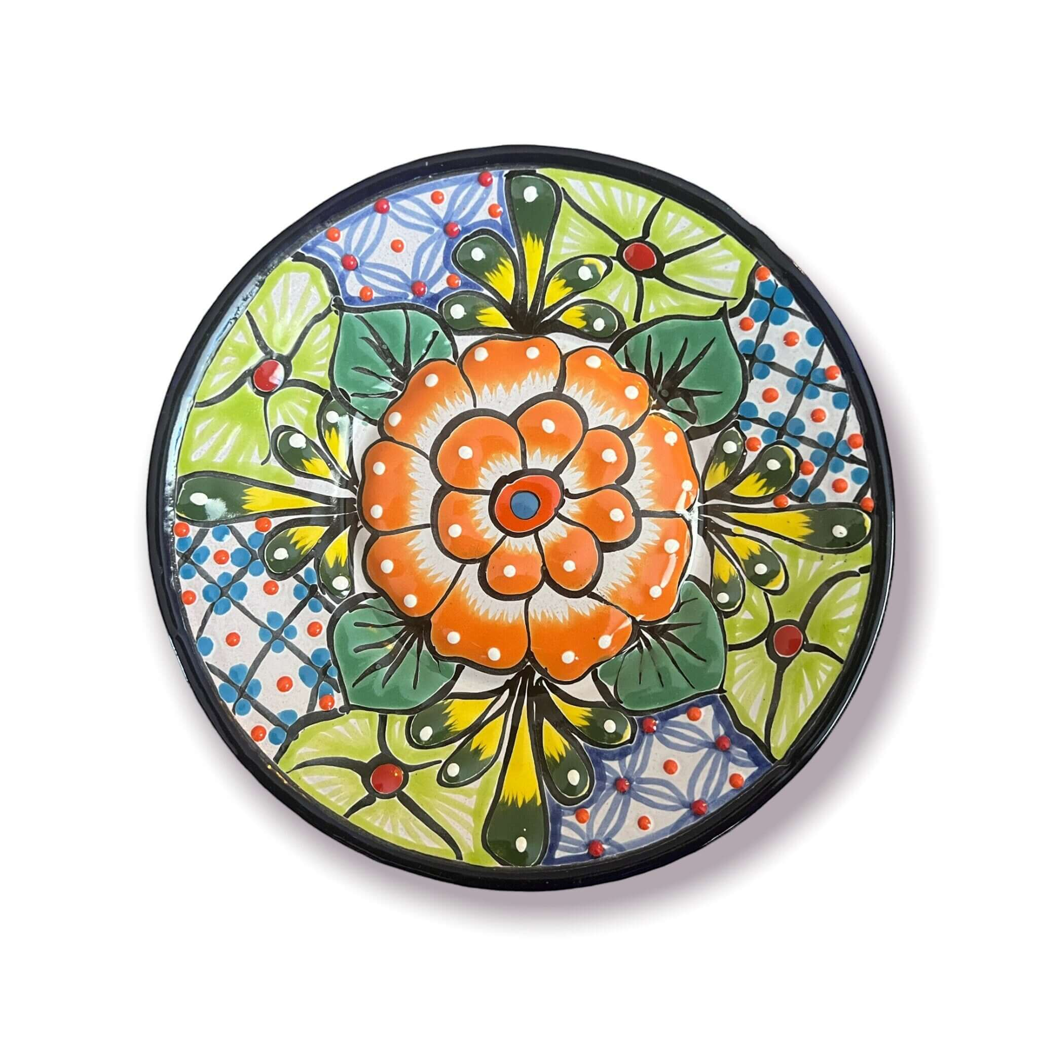12-Piece Talavera Dinnerware Set | Mexican Ceramic Plates & Bowls