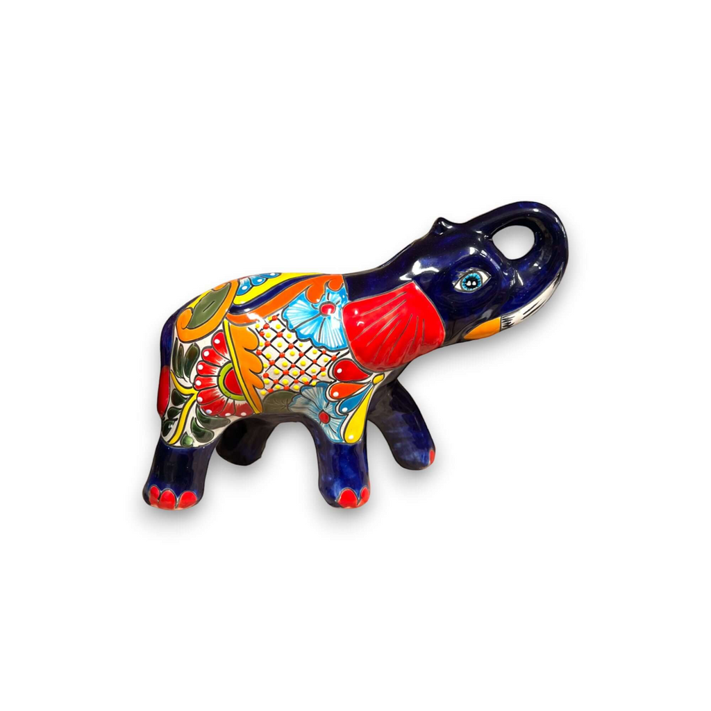 Medium Talavera Elephant Coin Bank | Handmade Piggy Bank