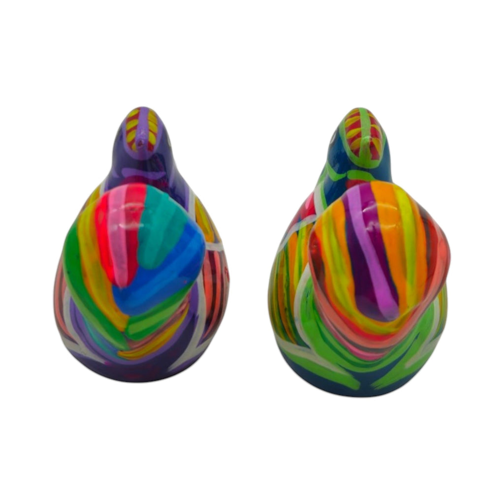 Set of 2 Chicken Salt and Pepper Shakers | Mexican Guerrero Pottery