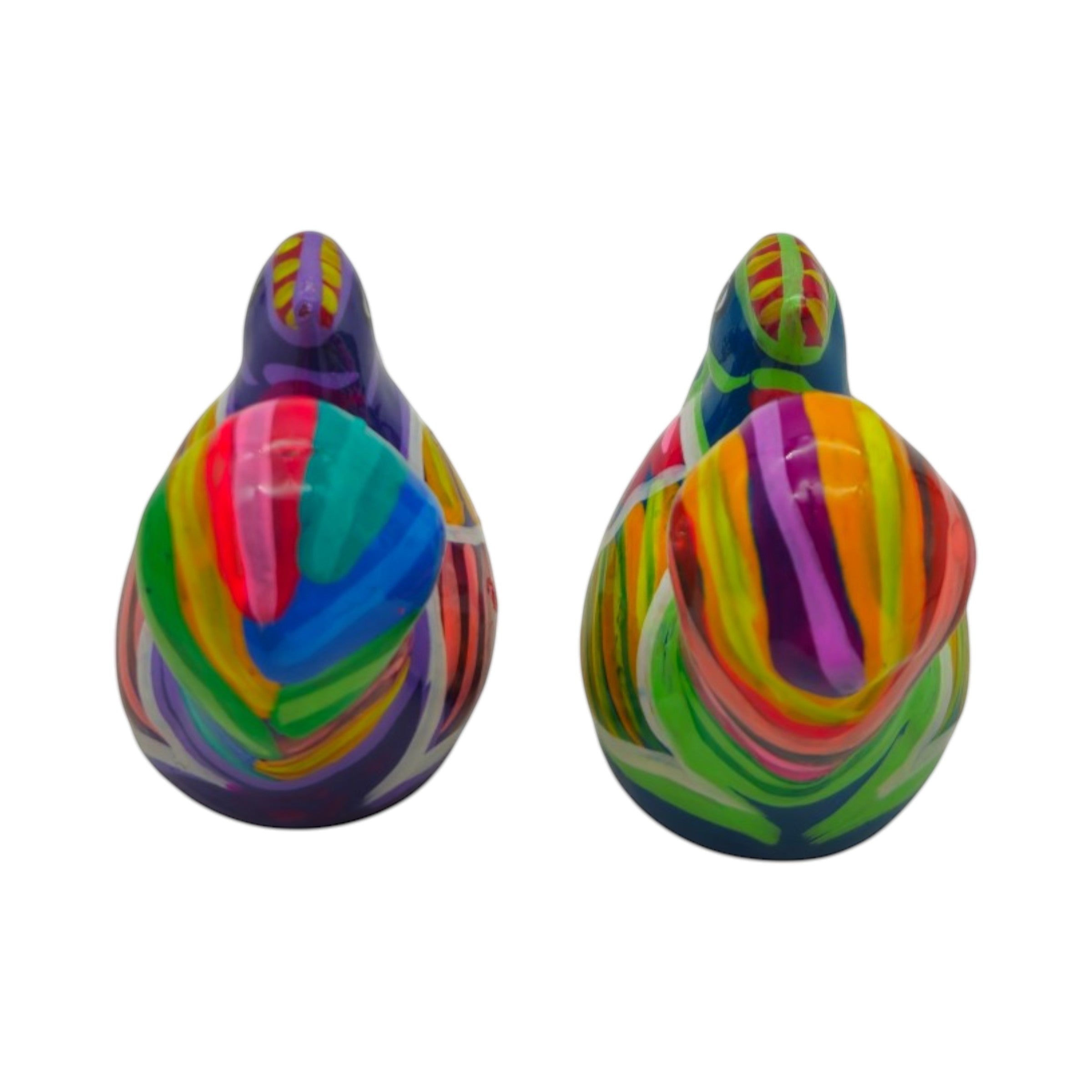 Set of 2 Chicken Salt and Pepper Shakers | Mexican Guerrero Pottery
