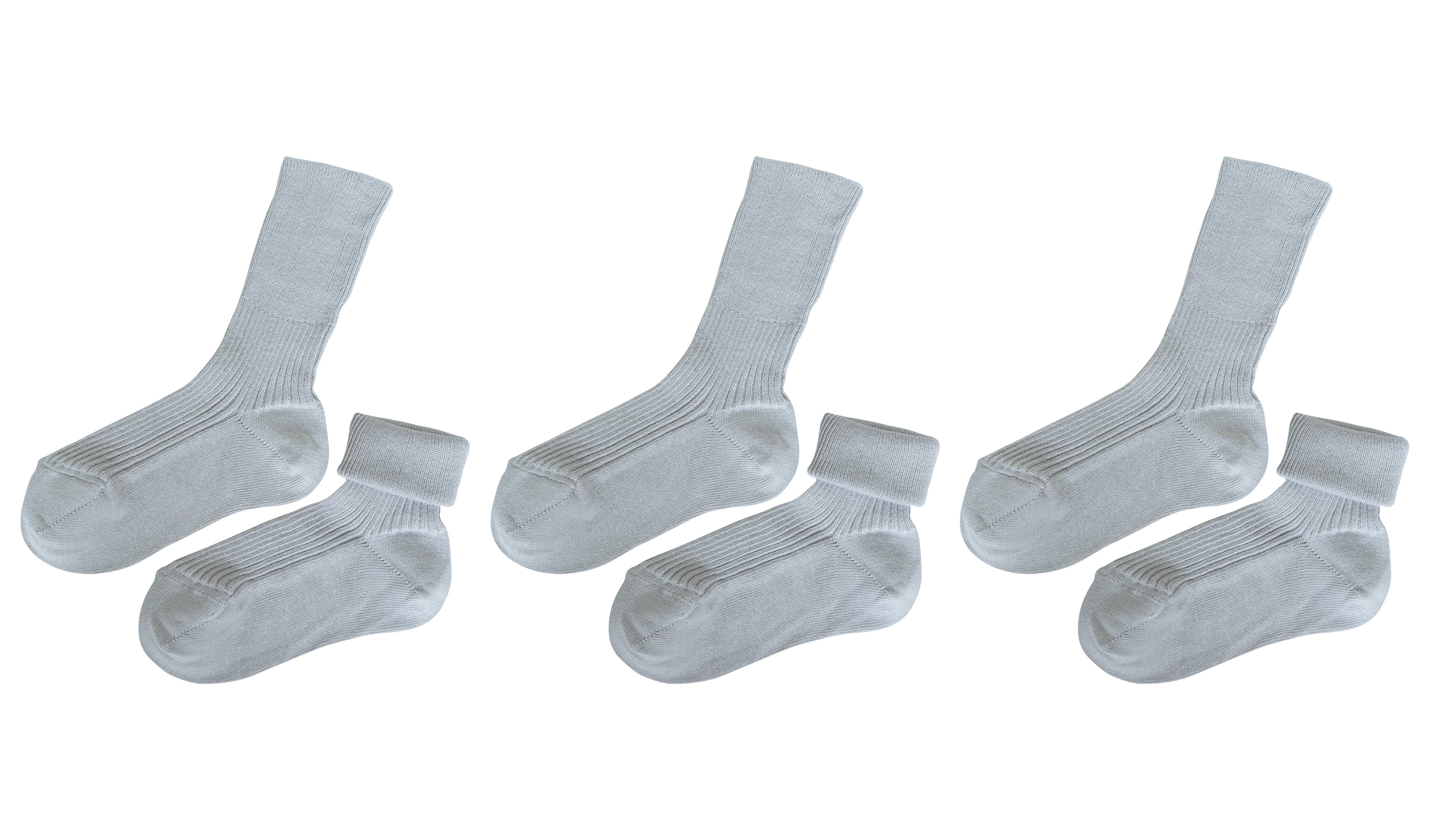 tittimitti® 100% Organic Cotton Kid's Socks (3-Pack) – Made in Italy, Unisex, Soft & Breathable for Boys & Girls.