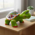 Large Talavera Turtle Statue | Hand-Painted Mexican Ceramic