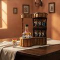 Mexican Tequila Decanter Set | Rustic Cantina Bar Display