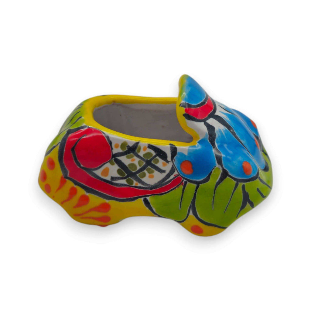 Mini Talavera Car Planter | Hand-Painted Mexican Figurine