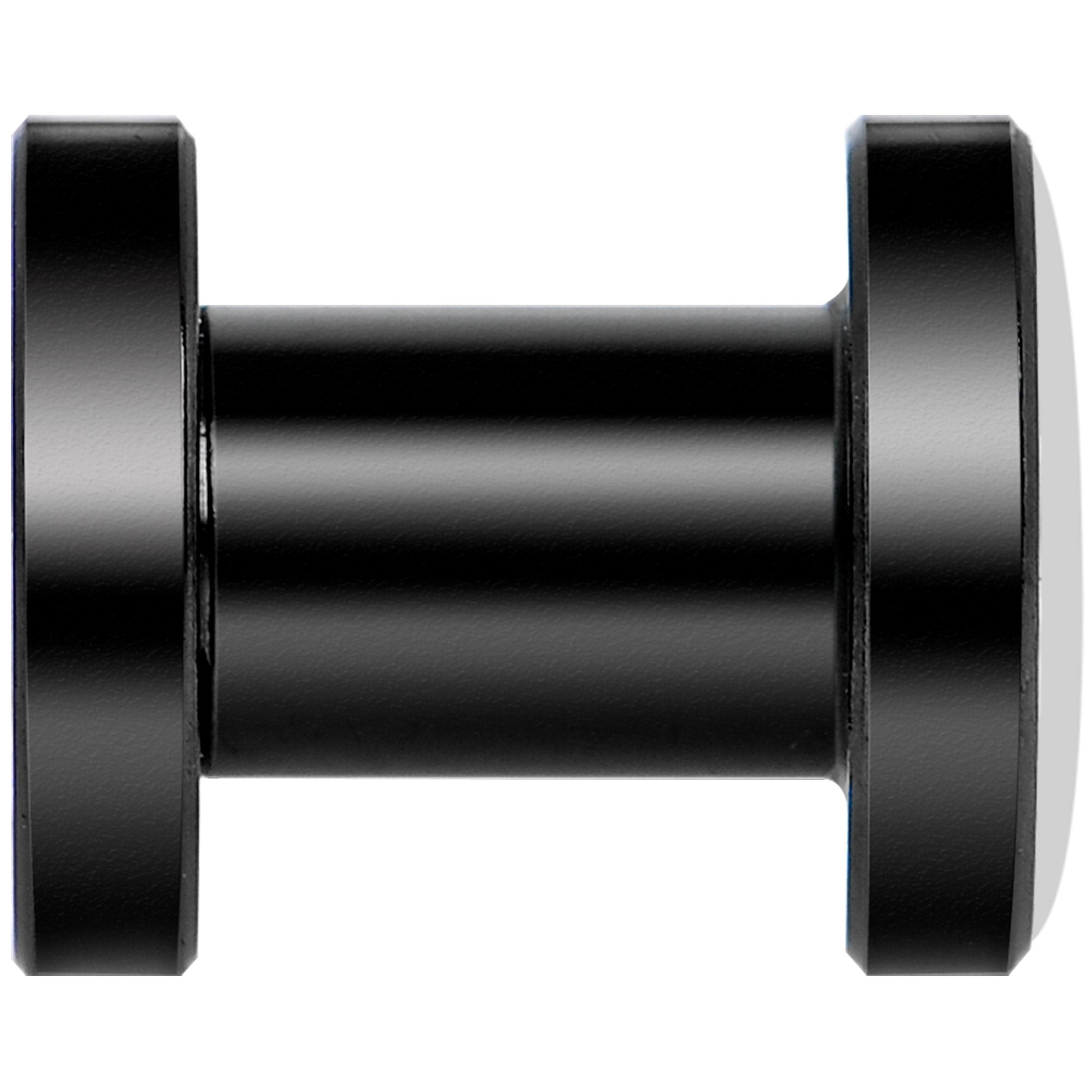 Pink Black Radiant Cross Black Anodized Screw Fit Plug Set 4G