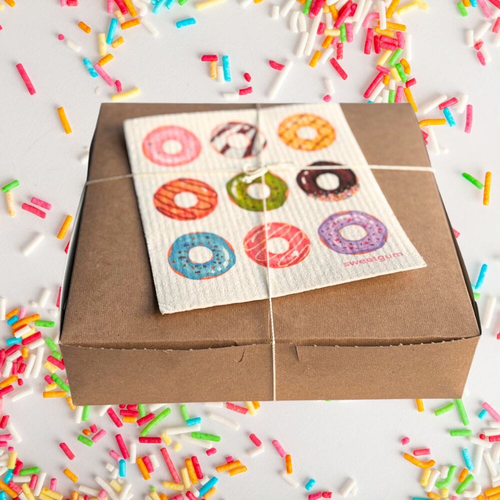 Nine Donuts Swedish dishcloth | Multi-color