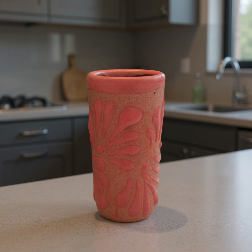 Pink Talavera Shot Glass | Handmade Ceramic Favor