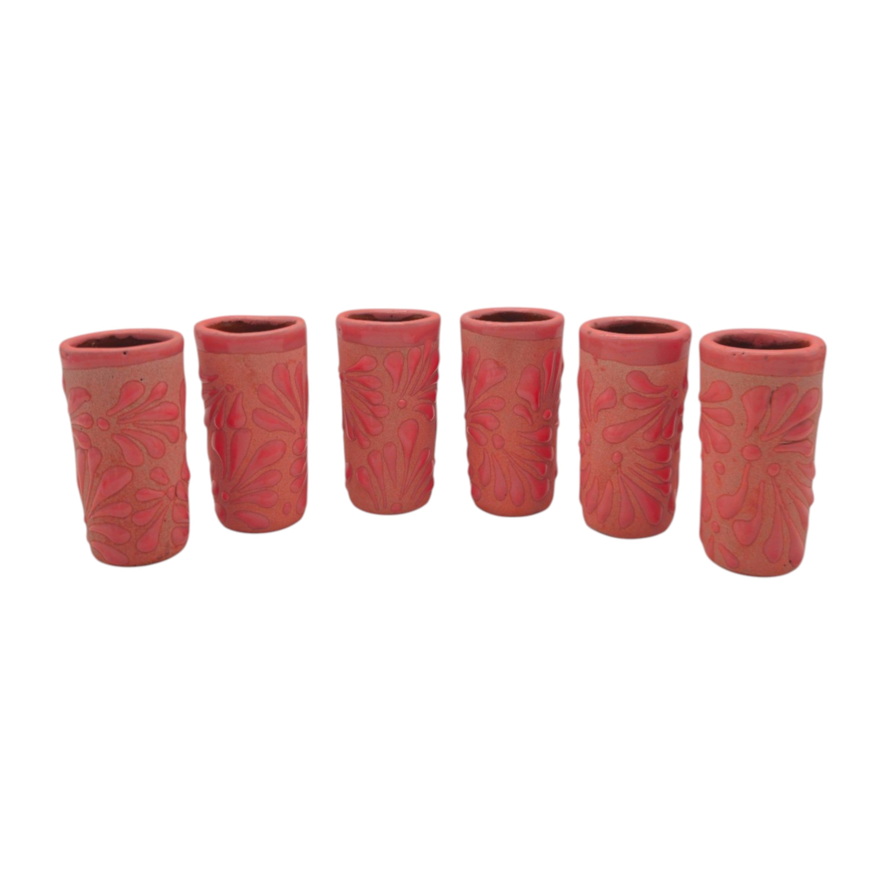 Pink Talavera Shot Glass | Handmade Ceramic Favor