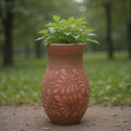 Pink Talavera Vase | Handmade Floral Pottery