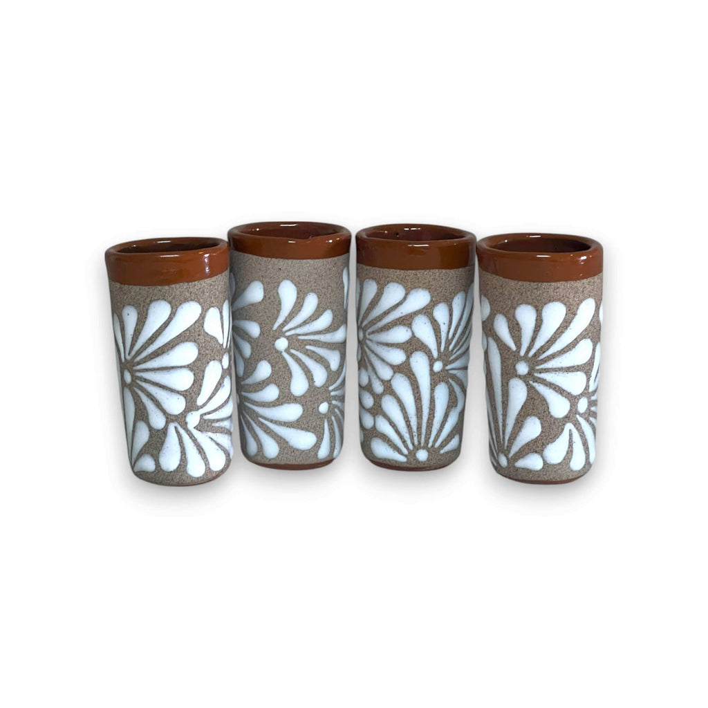 Rustic Talavera Shot Glass | Handmade Mexican Ceramic Drinkware