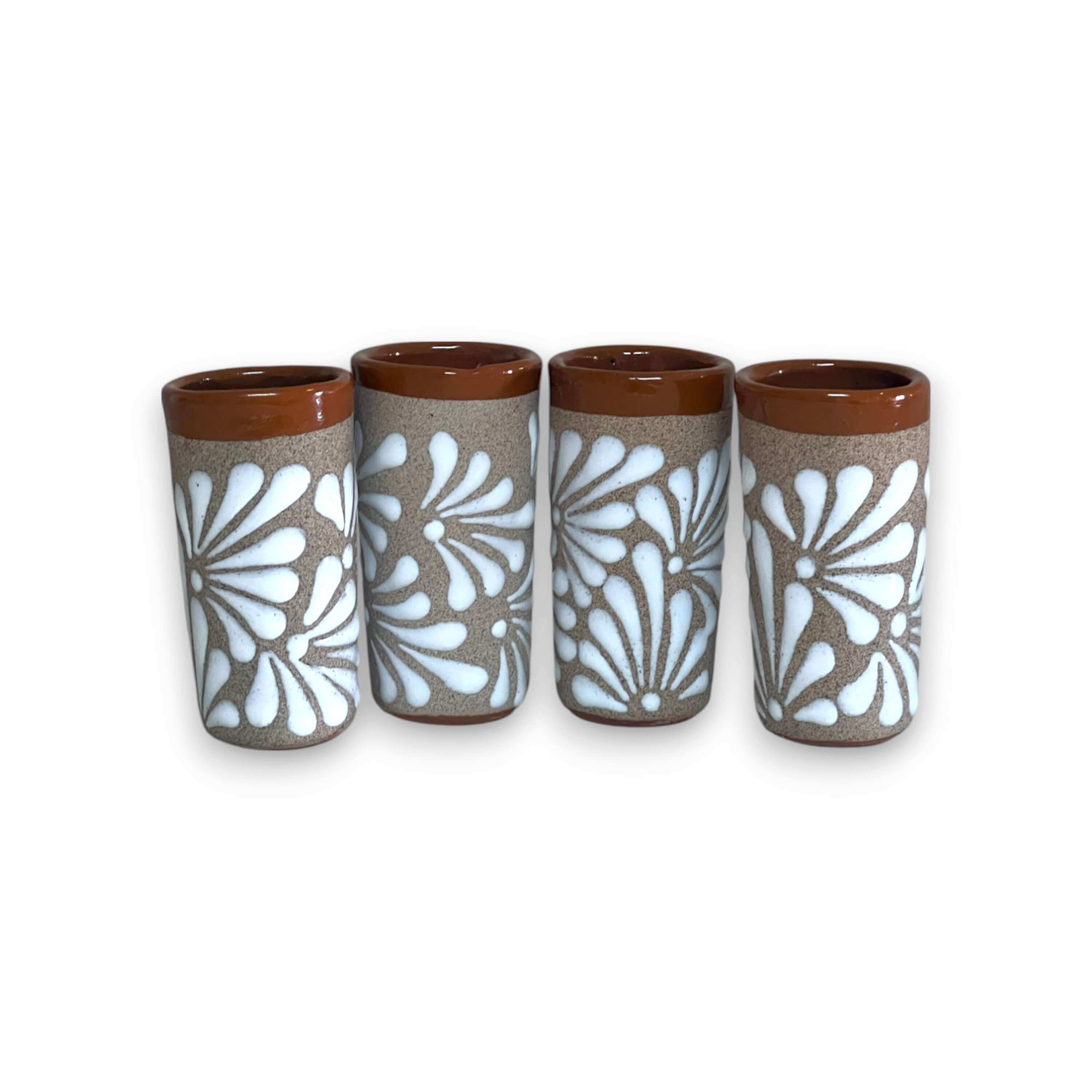 Rustic Talavera Shot Glass | Handmade Mexican Ceramic Drinkware