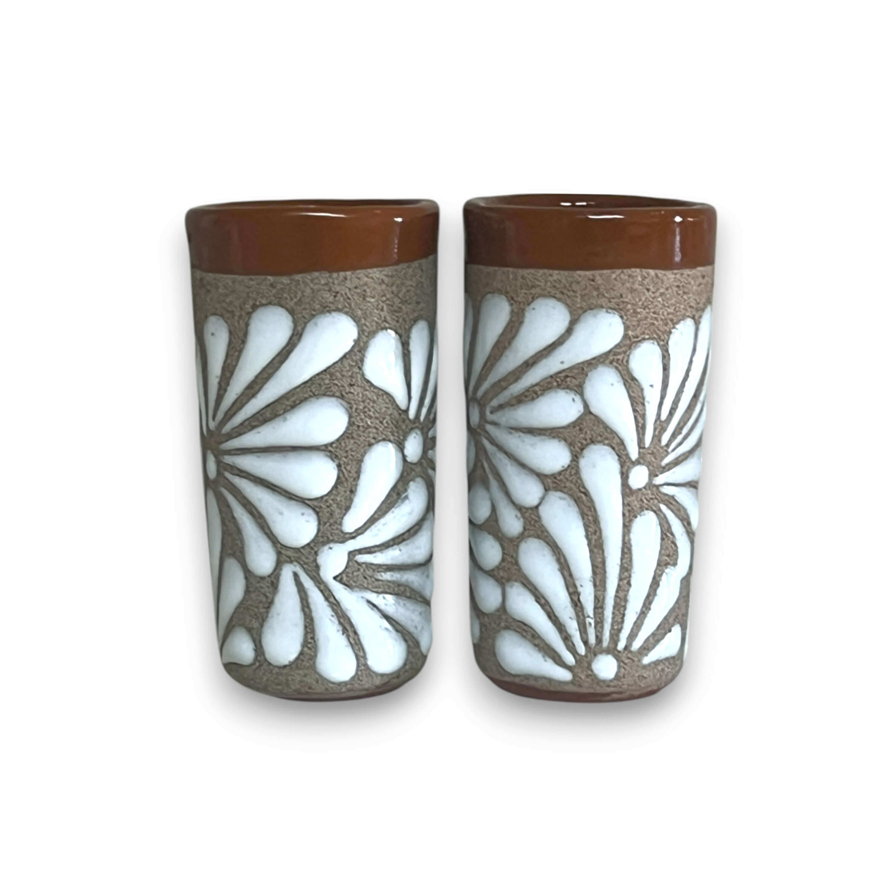 Rustic Talavera Shot Glass | Handmade Mexican Ceramic Drinkware