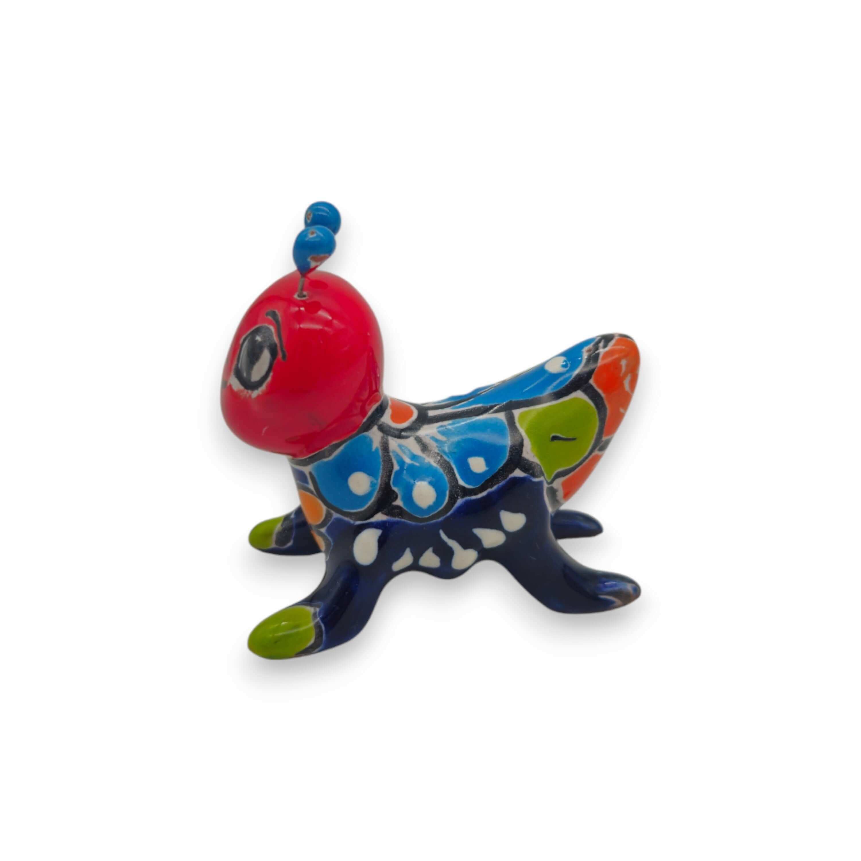 Set of 2 Colorful Talavera Crickets | Mexican Ceramic Art