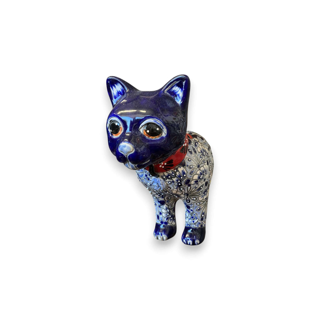 Talavera Cat Wall Planter | Hand-Painted Ceramic Art