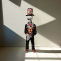Talavera Catrin Statue | 33" Day of the Dead Figurine