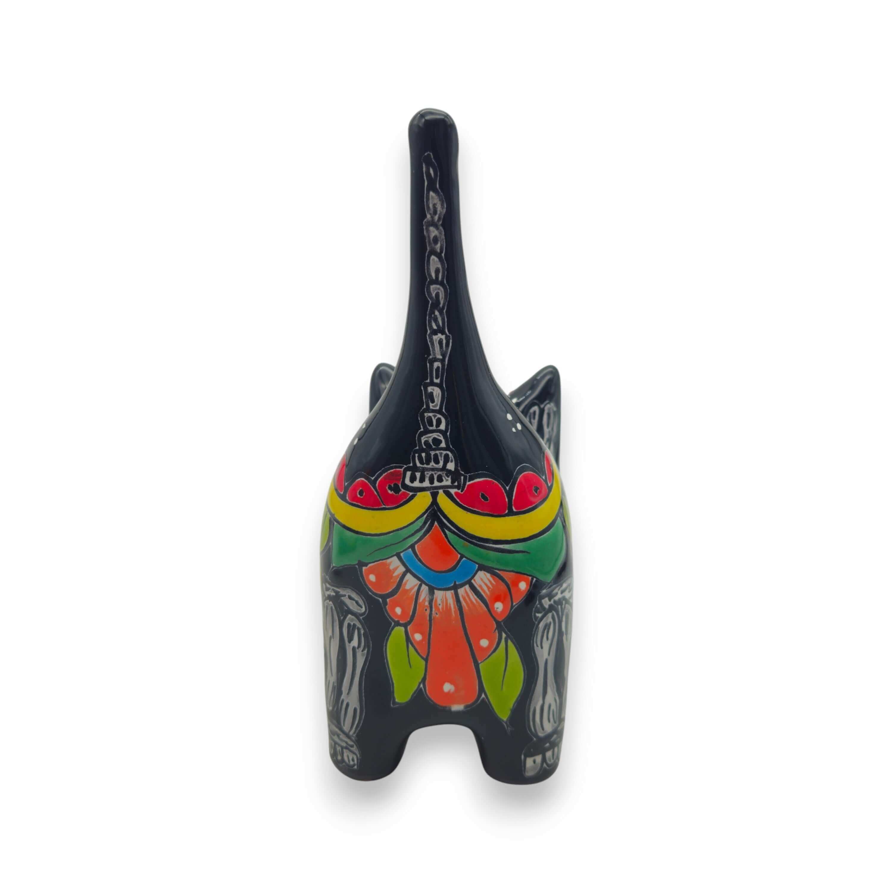 Talavera Cat Figurine | Day of the Dead Handmade Art