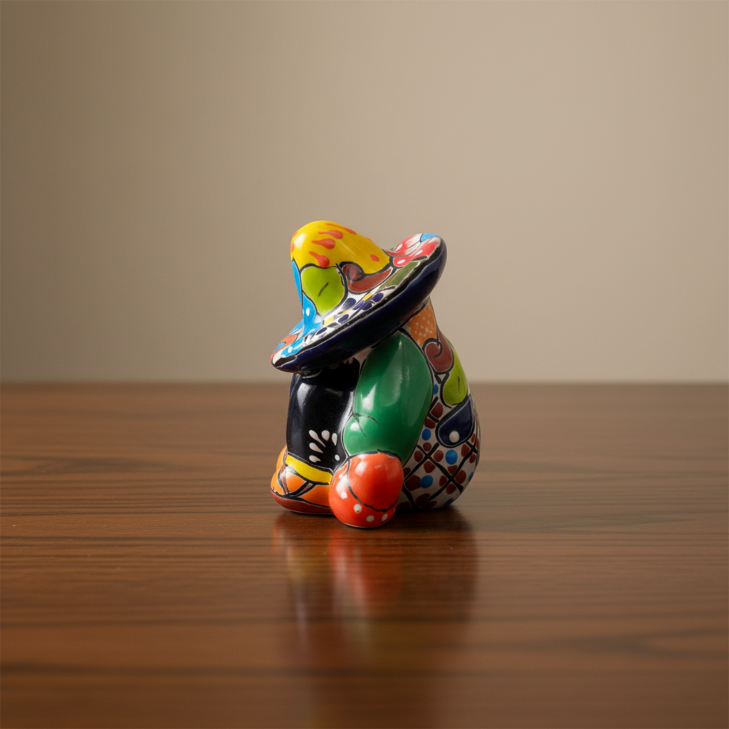 Talavera Panchito Figurine | Handmade Mexican Pottery