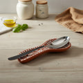 Talavera Spoon Rest | Brown & White Handcrafted Design