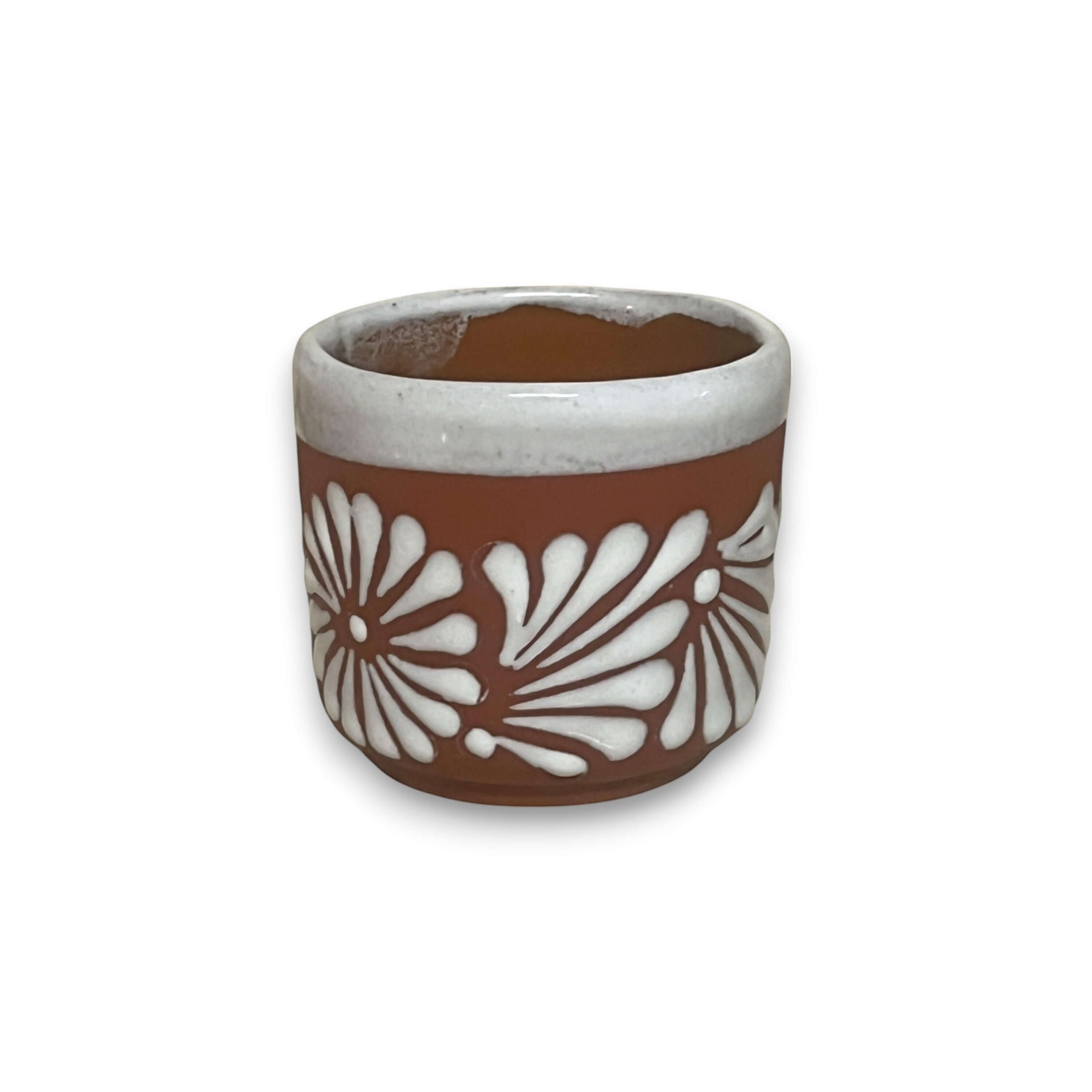 Terracotta Water Carafe Set | Talavera-Style Bedside Decanter