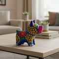 Alebrije Bulldog Figurine | Colorful Floral Design