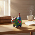 Alebrije Cat Figurine | Hand-Painted Ceramic Artwork