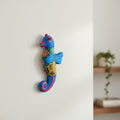 Alebrije Seahorse Figurine | Vibrant Ocean Wall Art