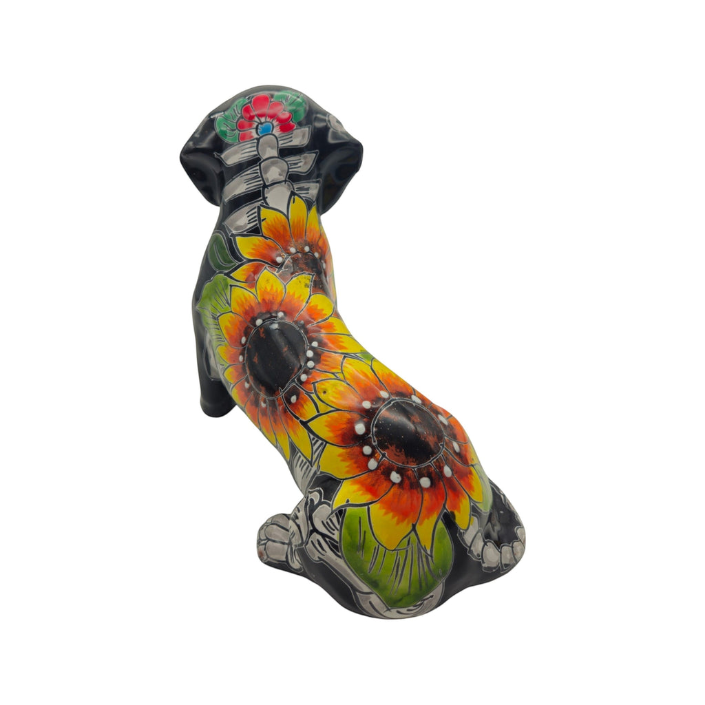 Talavera Dachshund Figurine | Day of the Dead Ceramic Dog