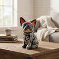 Talavera French Bulldog Statue | Day of the Dead Mexican Decor