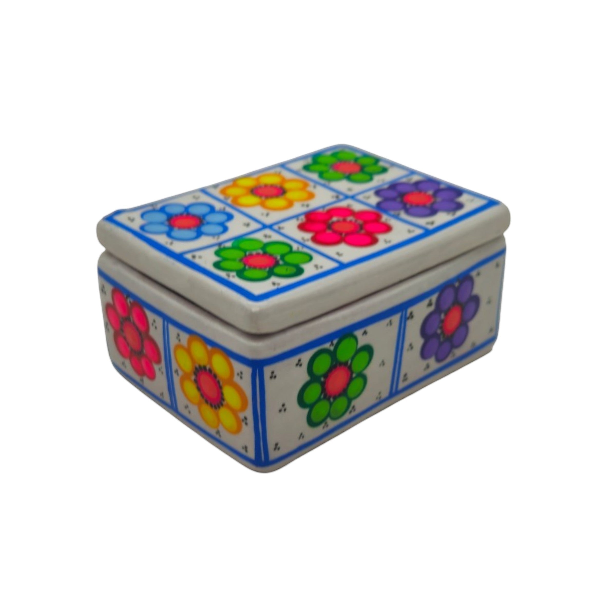 Guerrero Jewelry Box | Mexican Ceramic Earring Holder