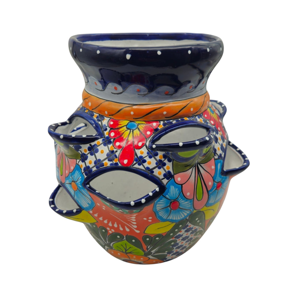 Talavera Strawberry Planter Pot | Hand-Painted Mexican Ceramic