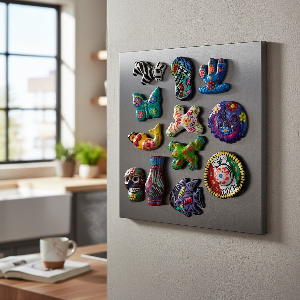 Guerrero Pottery Magnets | Assorted Mexican Fridge Magnets
