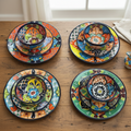 Talavera Dinnerware Set | 33-Piece Mexican Dish Set for 8