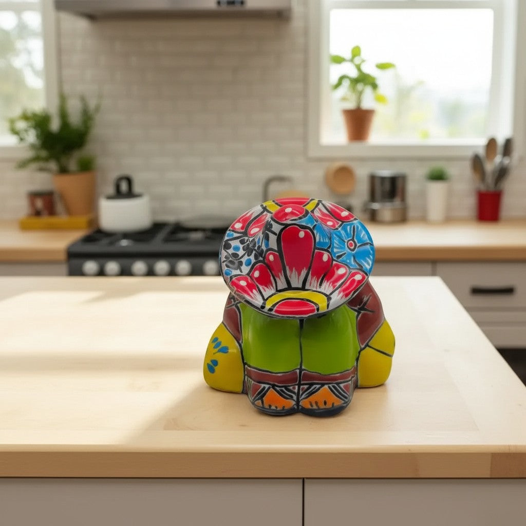 Talavera Panchito Figurine | Handmade Mexican Pottery